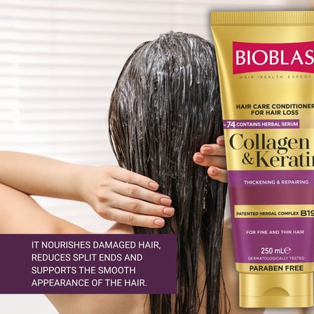 Collagen Keratin Saç Dökülmesine Karşı Bakım Kremi 250 ML