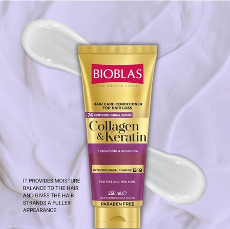 Collagen Keratin Saç Dökülmesine Karşı Bakım Kremi 250 ML
