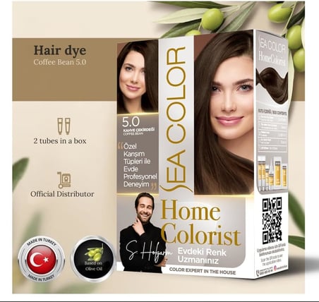 Home Colorist Set Saç Boyası 5.0 Kahve Çekirdeği Coffee Bean
