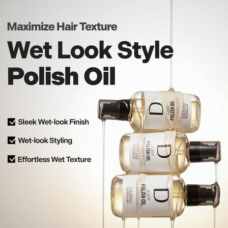 Saça Parlak ve Islak Bir Görünüm Sunan, Bitkisel Özler İçeren Saç Yağı Pro Airy Polish Oil