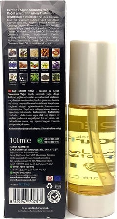 HAREMS SİYAH SARIMSAKLI SAÇ BAKIM YAĞI 100 ML