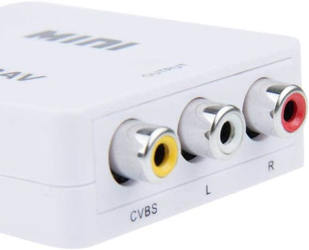HDMI to RCA TOS AV Çevirici Dönüştürücü Tüplü TV AV Video Adaptör 4552