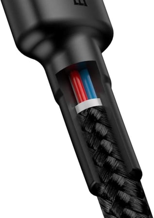 Cafule, Şarj & Data Aktarımı Kablosu, Gri - Siyah, 2 m, 3 A, 60 W, USB Type C & USB Type C, PD2.0, Flash/Hızlı Şarj