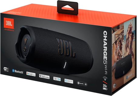 Charge5, WiFi Hoparlör, IP67, Siyah