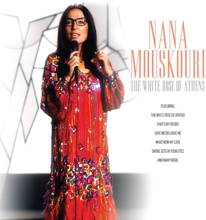 Nana Mouskouri The White Rose Of Athens LP Plak