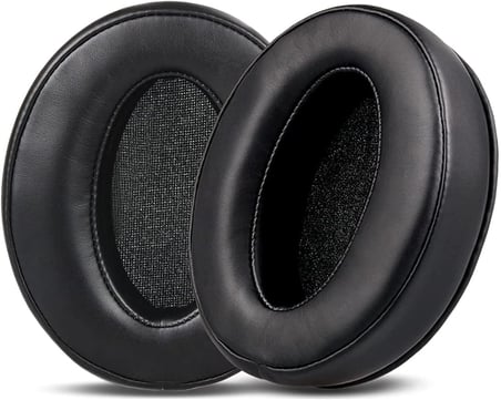 Sennheiser ile Uyumlu Kulaklık Pedi HD450BT HD458BT HD350BT HD4.50BT HD4.50BTNC HD4.50SE HD4.40BT HD4.30G HD4.20S HD400S için Yedek Kulak Yastığı,Hafızalı Köpük,Yumuşak PU Deri