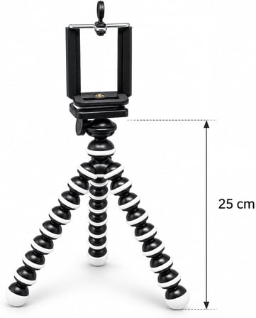 25 cm Esnek Ahtapot Mini Tripod Telefon ve Kamera Tutucu Z-02