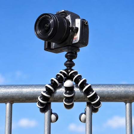 25 cm Esnek Ahtapot Mini Tripod Telefon ve Kamera Tutucu Z-02