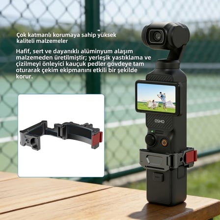 DJI Osmo Pocket 3/4 ile Uyumlu Alüminyum Genişletme Çerçevesi FRM