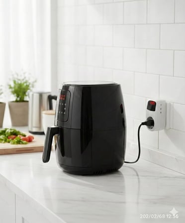 Akım Korumalı Regülatör Priz - 4000W Yüksek Güç, Düşük Voltaj Koruması (150V-210V), Yıldırım ve Çocuk Emniyetli Voltaj Sabitleyici Koruyucu Priz (3)