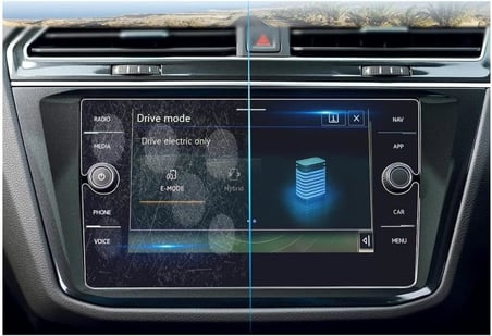Volkswagen Taigo Multimedya 8 İnç İle Uyumlu Ekran Koruyucu Şeffaf