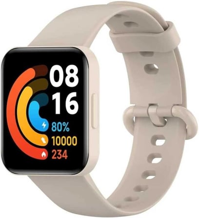 Redmi Watch 2 Lite Klasik Silikon Kordon – Ayarlanabilir Delikli Tasarım, Metal Tokalı, Yumuşak ve Dayanıklı Spor Kayış