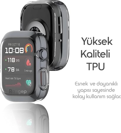 [Soft-Case] Huawei Watch D2 için 360° Kasa Koruyucu Yumuşak TPU Kılıf Dokunma ve Netliği Etkilemeyen Huawei D 2 Koruyucu Darbelere Karşı Huawei Watch D2 Ekran Koruyuculu Kılıf (Şeffaf)