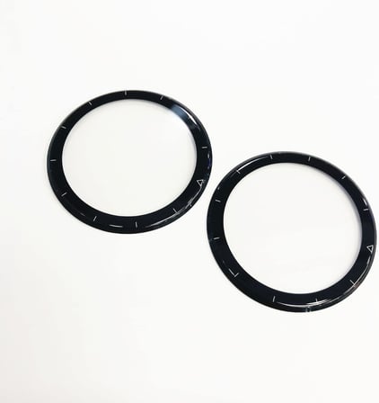 Huawei Watch GT3 Pro 46mm ile uyumlu Toz ve Kirden Koruyan Tam Kapatan Hafif ve Fiber Nano 46 mm Ekran Koruyucu Silikon (Siyah)