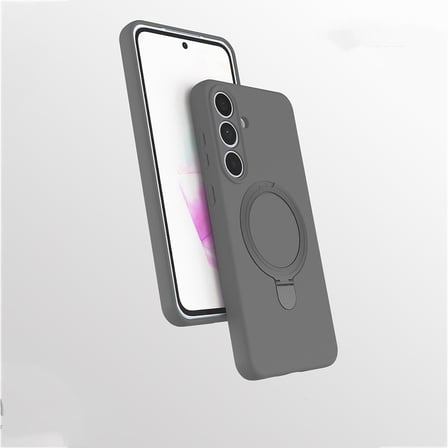 Galaxy ile uyumlu S25 FE Kılıf M-safe Şarj Özellikli Standlı Samara Kapak Titanyum-Gri