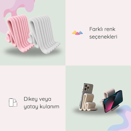 Modern Masaüstü Minimalist Telefon Tutucu - Stand (Beyaz)