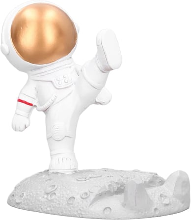 Astronot Cep Telefonu Tutucu, Evrensel Reçine Astronot Tablet Cep Telefonu Tutucu, Tüm Cep Telefonu, Tablet Ve Diğer Ekran Modelleri İçin Uygundur (Açik)