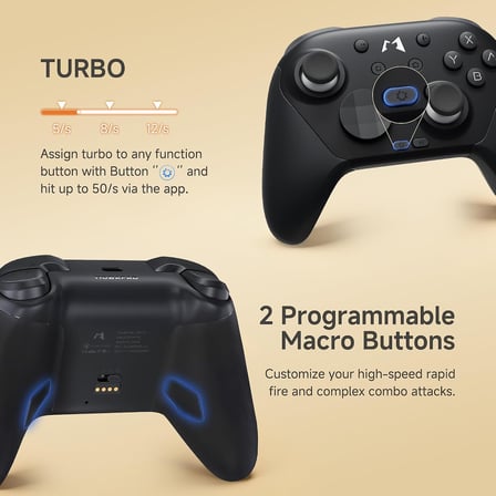 Chitu 2 Pro Controller Siyah Nintendo Switch 2 ve Windows Uyumlu Bluetooth NFC TMR