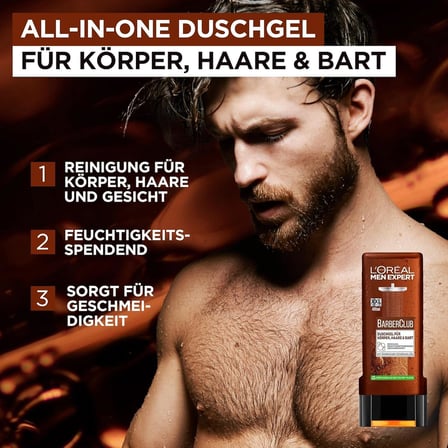 L'Oréal Men Expert Erkekler İçin Xxl Duş Jeli Ve Deodorant Spreyi İçeren, Sedir Ağacı Esansiyel Yağı İçerikli, Erkek Hediye Seti, Berber Kulübü Seti, 1 X 400 Ml, 1 X 150 Ml