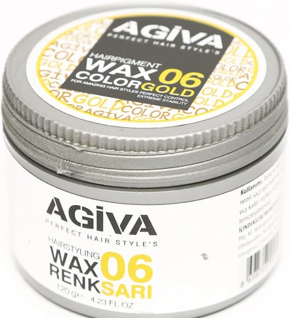 Bizzico Agıva Renkli Color Wax 120 gr 06 Sarı