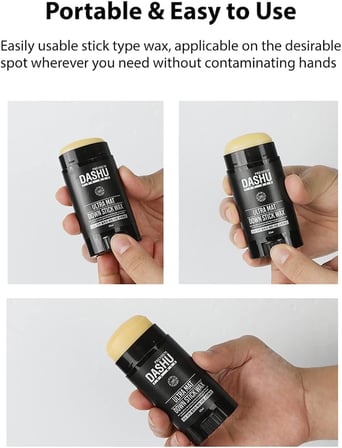 Pratik, Ultra Güçlü Kalıntı Bırakmayan Mat Stick Wax For Men Premium Ultra Mat Down Stick Wax