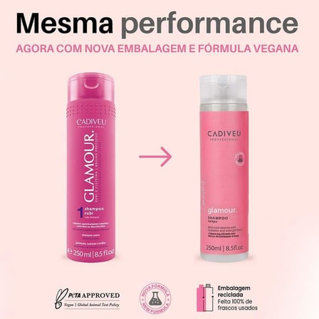 CADIVEU ESSENTIALS GLAMOUR ŞAMPUAN 250ML