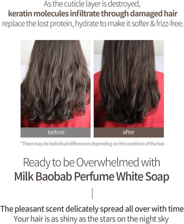 Yıpranmış Saçı Onaran Parfümlü Keratinli Şampuan Perfume Shampoo (White Soap)