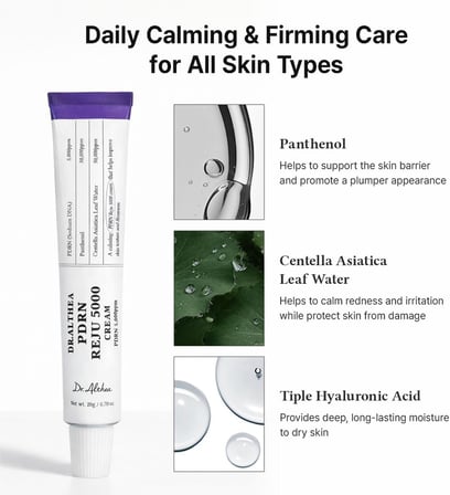 Dr. Althea PDRN Reju 5000 Cream | Bariyer Onarıcı Sıkılaştırıcı PDRN Panthenol Centella EGF Peptid Krem 20 g