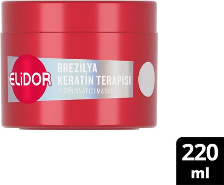 Saç Bakım Maskesi Yoğun Onarıcı Brezilya Keratin Terapisi 220 Mililitre