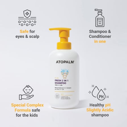 Çocuklar İçin Ferahlatıcı 2'si 1 Arada Şampuan Fresh 2 in 1 Shampoo Kids
