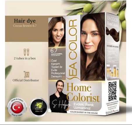 Home Colorist Set Saç Boyası 6.7 Kakao Kumral Cocoa Brown