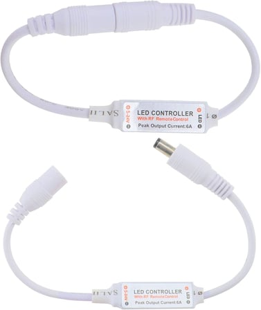 RF kablosuz uzaktan kumanda, tek renkli ışık çubukları için, LED, DC 12 V, 12 A, mini inline kısma anahtarı