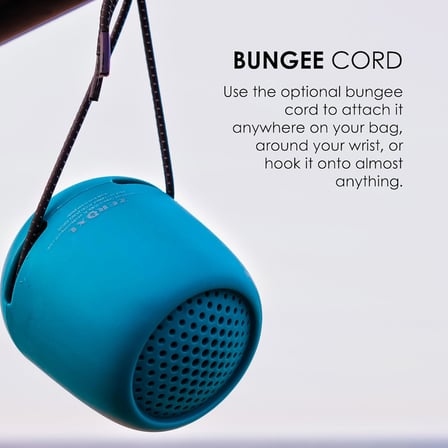 Zero XL Ocean Taşınabilir Bluetooth Hoparlör - IPX7 Su Geçirmez Duş Hoparlörü, 9 Saat Pil Ömrü, Mikrofon ve Çift Eşleştirme, Dış Mekan, Seyahat ve Havuz için Küçük Kablosuz Hoparlörler