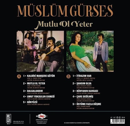 Müslüm Gürses - Mutlu Ol Yeter 33 Devir Plak