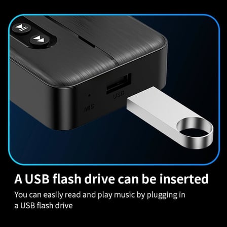 STORE NFC Bluetooth 5.4 Ses Alıcısı – AUX & RCA Bağlantı, Type-C Güç, USB’den Müzik Çalma, Araç & Ev Hoparlör/Amfi için Kablosuz Ses Adaptörü, Hi-Fi Stereo, 10m Çekim Mesafesi M60