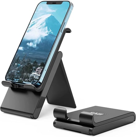 Saiji S0 Cep Telefonu için Katlanabilir Akıllı Telefon Şarj Standı, Seyahat Standı, Mükemmel Dayanıklılık, Çalışma Masası, 4-8 İnç iPhone 14 Pro Max, 13 ile Uyumlu