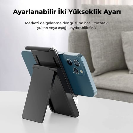 Saiji S0 Cep Telefonu için Katlanabilir Akıllı Telefon Şarj Standı, Seyahat Standı, Mükemmel Dayanıklılık, Çalışma Masası, 4-8 İnç iPhone 14 Pro Max, 13 ile Uyumlu