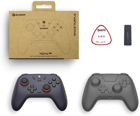 Nova Lite Çoklu Platform Kablosuz Oyun Kumandası, PC, Steam, Switch, iOS ve Android Uyumlu Hall Effect 20Hz Turbo (Deck Special)