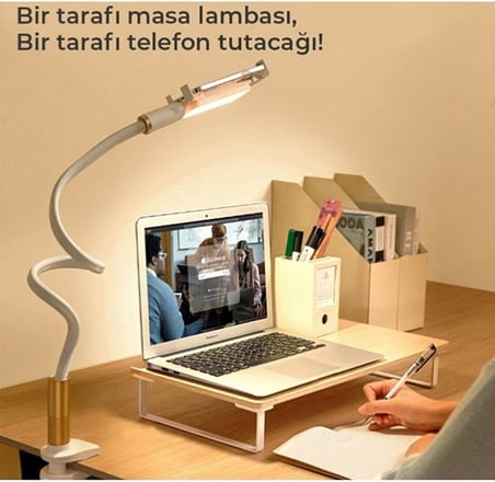 Saiji Sunflower III LED Aydınlatmalı Esnek Telefon Tutucu 100 cm