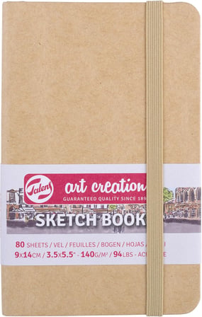 ターレンスジャパン(Talens Japan) Talens Japan T9314-431M 452159 Art Creation Eskiz Defteri, Çizim Defteri, 9 x 14 cm), Kraft Kağıt