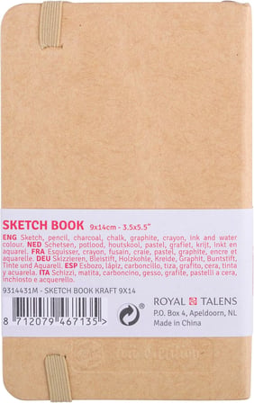 ターレンスジャパン(Talens Japan) Talens Japan T9314-431M 452159 Art Creation Eskiz Defteri, Çizim Defteri, 9 x 14 cm), Kraft Kağıt