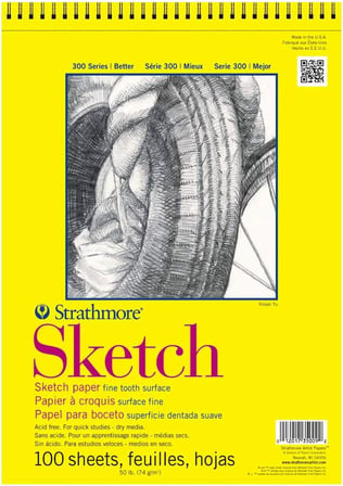 Sketch Kağıt Ped Duvar Resmi 27,9 cm x 35,6 cm