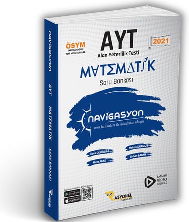 YKS AYT Matematik Soru Bankası Navigasyon Video Çözümlü