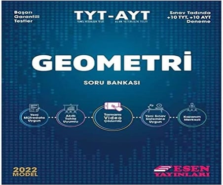 Esen TYT AYT Geometri Soru Bankası 2022