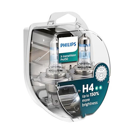 Philips X-tremeVision Pro150 H4 far ampulü+150%, 2'li set