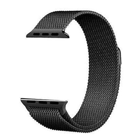 Apple Watch Seri 2/3/4/5/6/7/8/se 38mm-40mm-41mm Uyumlu Hasır Metal Kordon