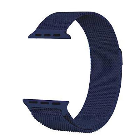 Apple Watch Seri 2/3/4/5/6/7/8/se 38mm-40mm-41mm Uyumlu Hasır Metal Kordon