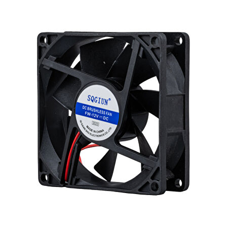 Powermaster Ic-216 Fırçasız DC Fan 80x80x25 Mm 12 Volt 2 Pin Soğutucu Fan 8x8x2.5 Cm