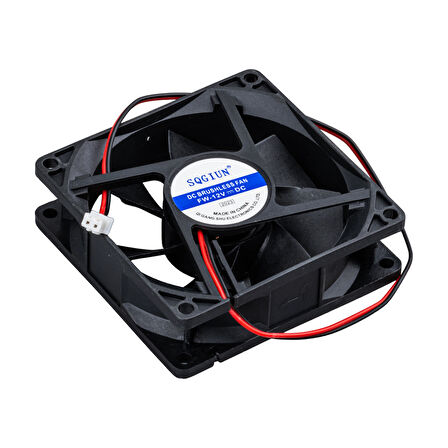 Powermaster Ic-216 Fırçasız DC Fan 80x80x25 Mm 12 Volt 2 Pin Soğutucu Fan 8x8x2.5 Cm