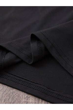 Unisex Papatya Minimal Baskılı Tasarım Tshirt
